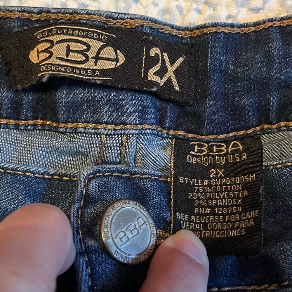 BBA Ripped Blue Jeans - Picture 6 of 7